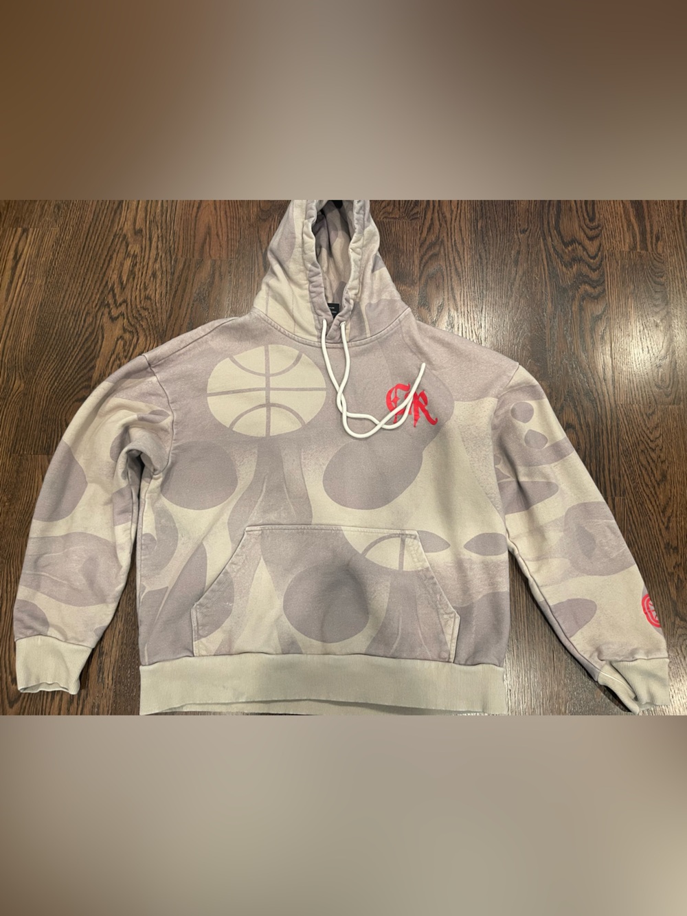 Overtime Scary Hours Hoodie Basketball Theme Teens Size M